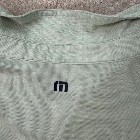 Travis Mathew Polo Shirt Mens XL Purple Short‎ Sleeve Striped Golf Green Lot - Picture 15 of 15